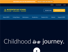 Tablet Screenshot of mizzentopdayschool.org